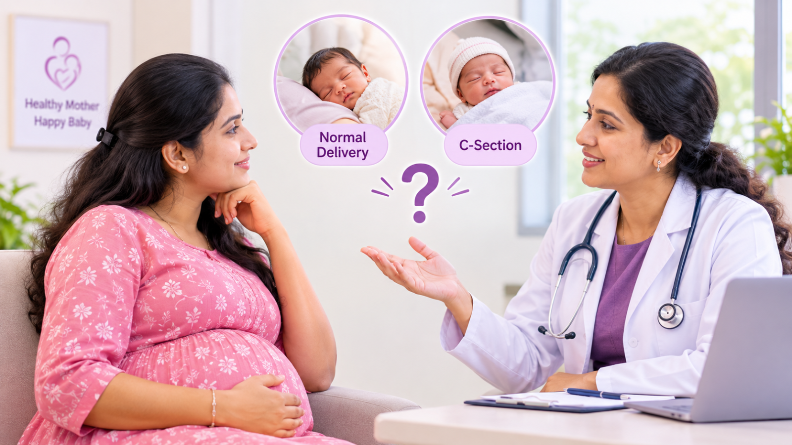 Normal Delivery vs C-Section: How Your Gynecologist Decides and How to Plan Your Birth with the Best Gynecologist in Vizag